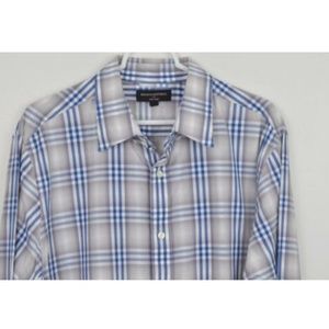 Banana Republic XL Shirt Plaid Soft Wash